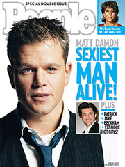 Matt Damon Sexiest man alive 2007 People