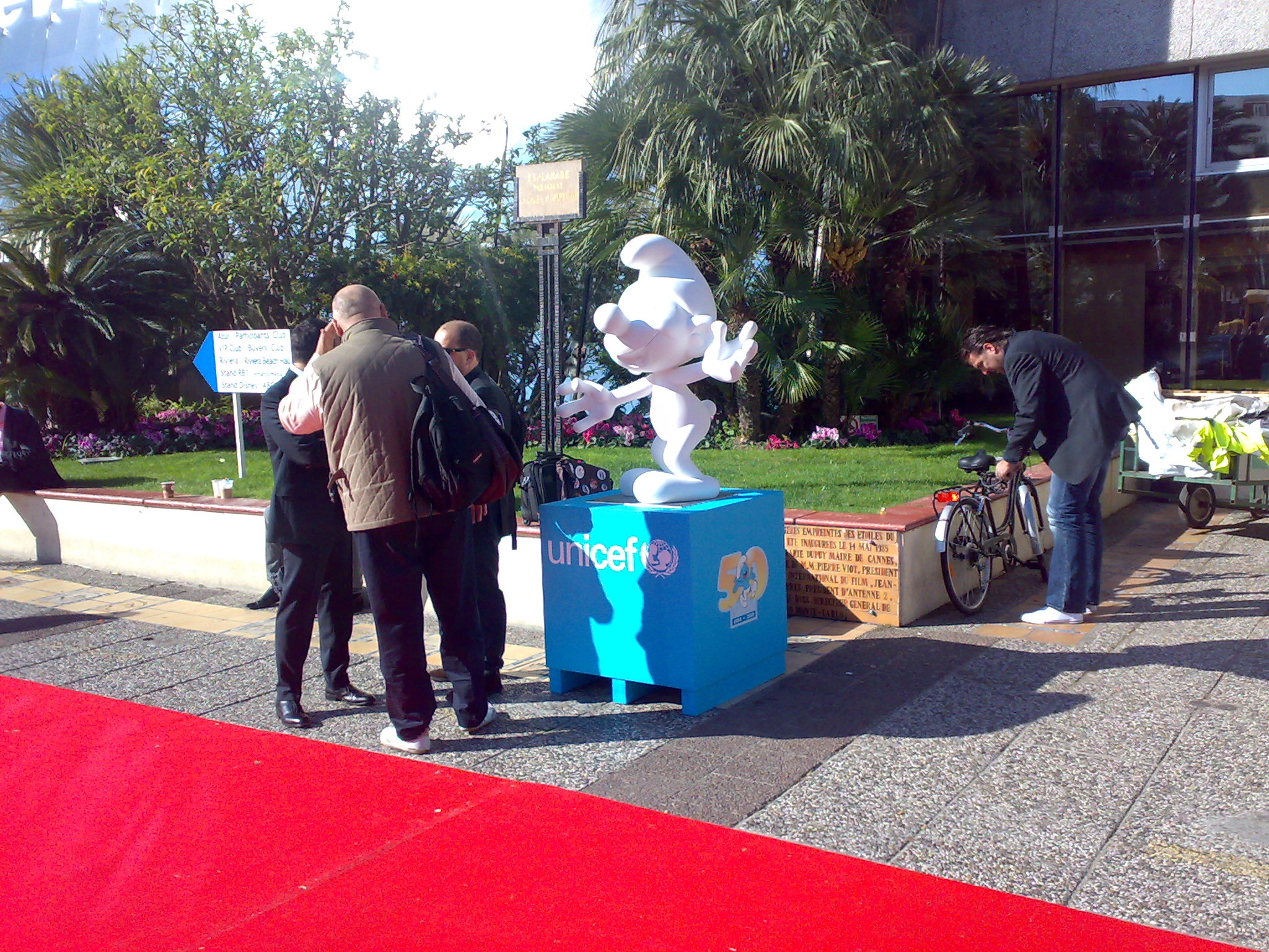 Schtroumpfs au MIPTV à Cannes